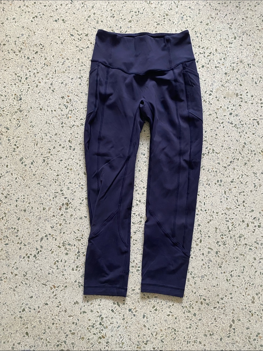 lululemon athletica Dark Navy High-Rise Leggings with Side Pocket